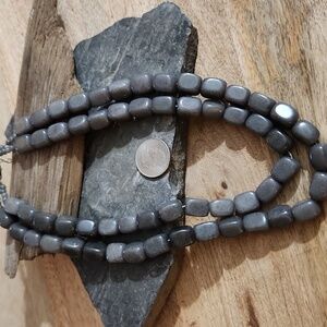 Gray Quartzite and Sterling Silver.   EUC